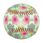 魅力的な折衷庭園:多様なフローラ美しい 野球ボール (裏面)