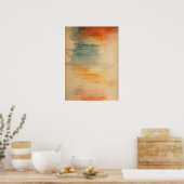 魅力的な抽象芸術アートのポスター:あなたの交流を高める ポスター (キッチン)