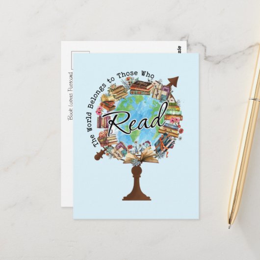 魅力的な文学 ポストカード (正面/裏面インサイチュ)