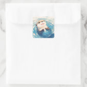 魅力的な水中競技冒険 スクエアシール (バッグ)