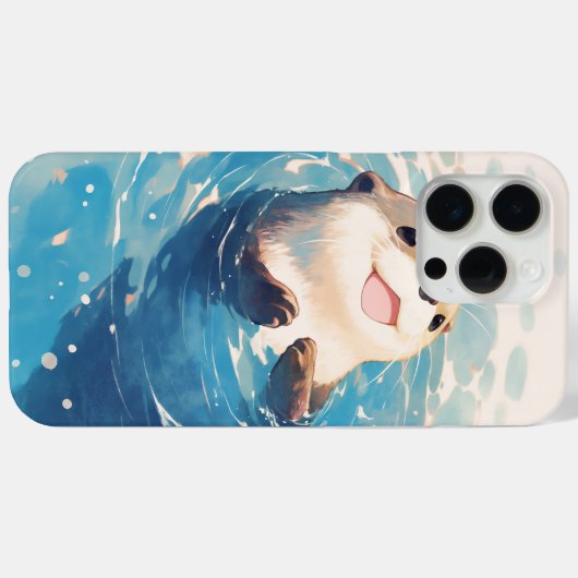 魅力的な水中競技冒険 Case-Mate iPhoneケース (裏面 (横))