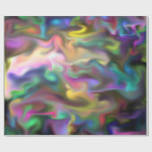 魅力的な流体包み紙 ラッピングペーパー (フラット)