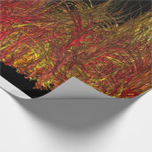 魅力的な炎、ラッピング紙 ラッピングペーパー (角)