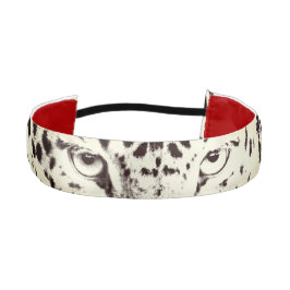 魅力的な猫 – ヒョウ・サテンヘッドバンド アスレチックヘッドバンド