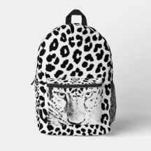 魅力的な猫 – Leopard Print Backpack