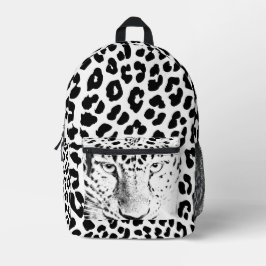 魅力的な猫 – Leopard Print Backpack プリントバックパック