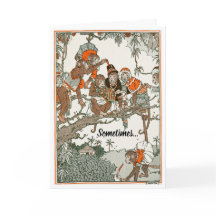 魅力的な絵本の猿の励まし