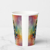 魅力的な美しいカエルを発見 紙コップ (右)