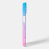 魅力的な色ピンクとブルー，あなたの名前をカスタムする Case-Mate iPhoneケース (裏面 / 右)