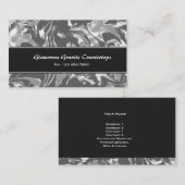 魅力的な花こう岩のカスタムな名刺 名刺 (正面/裏面)