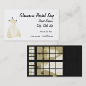 魅力的な花嫁の店の名刺 名刺 (正面/裏面)