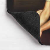 魅力的な若い女の子 マウスパッド (コーナー)