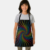 魅力的な虹のスパイラル エプロン (インサイチュ)
