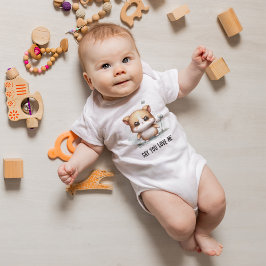 魅力的な視線 –  ベビーボディスーツ