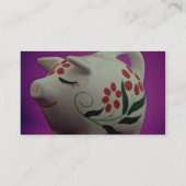 魅力的な貯金箱 名刺 (裏面)