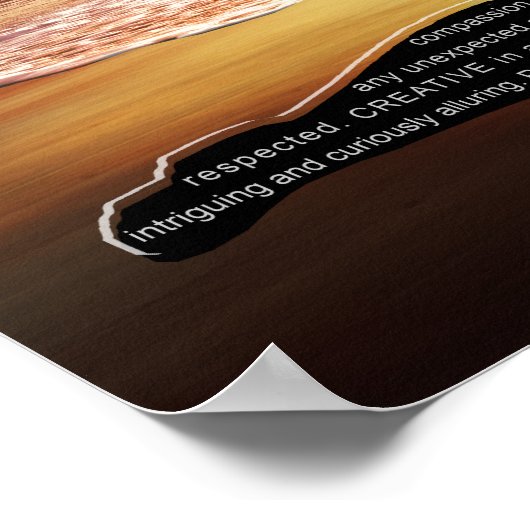 魅力的な資質 ポスター (角)