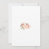 魅力的な赤ちゃんの写真 ゴールドクロス 初領聖体礼拝 サンキューカード (裏面)