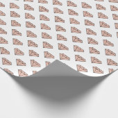 魅力的な赤面のピンクのダイヤモンドパターン ラッピングペーパー (角)