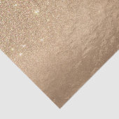 魅力的な金ゴールドのきらめくグリッターホイルのグラデーションな勾配 薄葉紙 (詳細)
