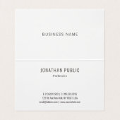 魅力的な金ゴールドの贅沢でモダンでエレガントなテンプレート 名刺 (内部フラット)