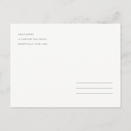 魅力的な金ゴールドホワイトロータスフローラの日付を保存 案内ポストカード (裏面)