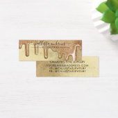 魅力的な金ゴールド厚いグリッタードリップスイヤリングディスプレイ (デスク)