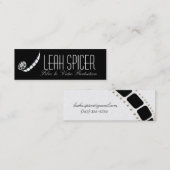 魅力的な長い方法少しは行きます スキニー名刺 (正面/裏面)