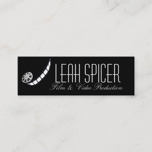 魅力的な長い方法少しは行きます スキニー名刺 (正面)