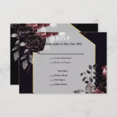 魅力的な開花 出欠カード (正面/裏面)