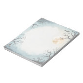 魅力的な静寂の印刷可能なハロウィーン ノートパッド (回転)