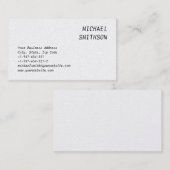 魅力的な魅力的スクリプト名刺 名刺 (正面/裏面)