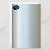 魅力的な魔法の女性ファンタジー 便箋 (正面/裏面)