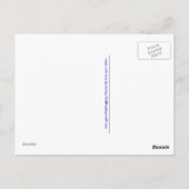 魅力的な魔法使いはハロウィンの空に乗ります ポストカード (裏面)