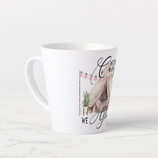 魅力的な カフェラテマグ (左アングル)