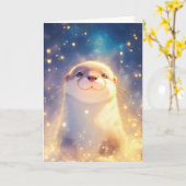 魅力的な カード (黄色い花)