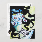 魅力的な ポストカード (正面/裏面)