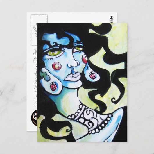 魅力的な ポストカード (正面/裏面)