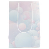 魅力的な「夢の大きい、小さいワン」 – カエル –  ミディアムペーパーバッグ (裏面)