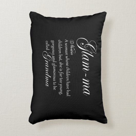 魅力的なMAの祖母定義 アクセントクッション (正面(垂直))