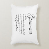 魅力的なMAの祖母定義 アクセントクッション (正面(垂直))