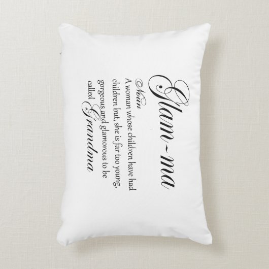 魅力的なMAの祖母定義 アクセントクッション (正面(垂直))