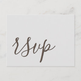 魅力的なRSVPポストカード ポストカード