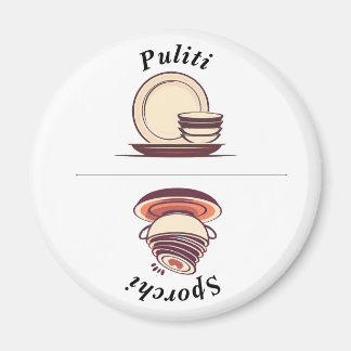 魅力的イタリアン食洗機 マグネット