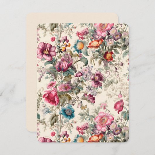 魅力的インスパイアFlat Noteカード シーズンカード (正面/裏面)