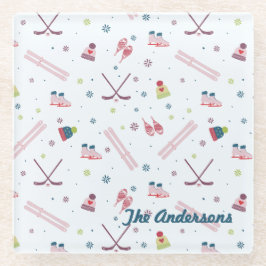 魅力的カスタムスポーツ ガラスコースター