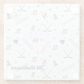 魅力的カスタムスポーツ ガラスコースター (裏面)