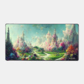 魅力的カラフルなパノラマ風景 デスクマット (正面)