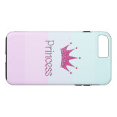 魅力的カラフルストライププリンセス,グリッター Case-Mate iPhoneケース (裏面(横))