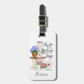 魅力的ガーデナーフローラ名 ラゲッジタグ (正面縦)