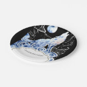 魅力的キッズウルフ誕生日 ペーパープレート (アングル)